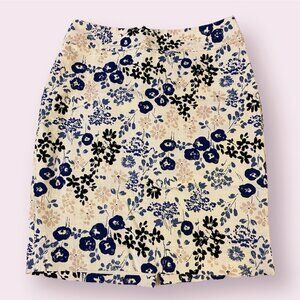 Ann Taylor Floral Pencil Skirt